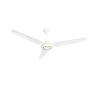 Ventilateur de plafond à énergie solaire DC avec télécommande Ventilateur de plafond en métal Ce blanc avec lumière Ventilateur de refroidissement par air 36 56 pouces 12V