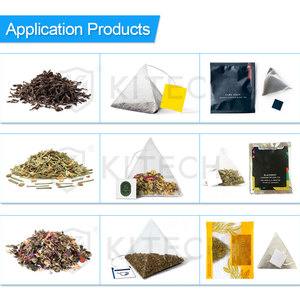 Machine d'emballage automatique de sachets de thé en PLA Machine d'emballage de sachets de thé en triangle pyramide avec <span class=keywords><strong>enveloppe</strong></span> extérieure - Product Image 2