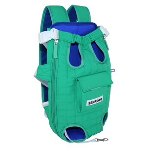 SENDA Labor-saving <b>Front</b> Hug Style Comfortable Multifunctional Small <b>Dogs</b> Cats Nylon Snap Button Pet Backpack 5KG Customizable - Product Image 2
