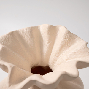 <span class=keywords><strong>Vaso</strong></span> Decorativo in Resina <span class=keywords><strong>Beige</strong></span> a Forma Irregolare per Casa, Hotel e Matrimoni - Product Image 6