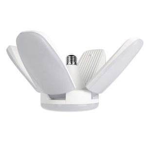 Led Ceiling Fan E27 45W 60W Folding Blade PC Material Home Commercial Use Full Power Led <b>Light</b> - Product Image 2