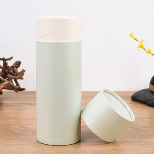 Manufacturer Cylinder Kraft Paper Tubes Packaging Kraft Paper Tube Cylindrical Packaging <b>Box</b> <b>with</b> <b>Lid</b> - Product Image 4