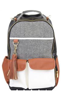 Mochila Boss de gran capacidad de fábrica BSCI, bolsa de <span class=keywords><strong>pañales</strong></span> con bolsillos para botellas, almohadilla para cambiar, Clips para cochecito y cómoda - Product Image 2