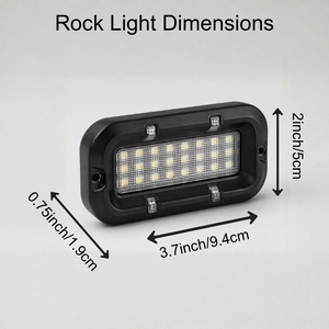 Luce LED Stile Baja Interamente in Metallo, Luce Ausiliaria Posteriore Alimentata a Batteria o Cablata <span class=keywords><strong>per</strong></span> <span class=keywords><strong>Moto</strong></span> Elettriche e Dirt Bike - Product Image 3