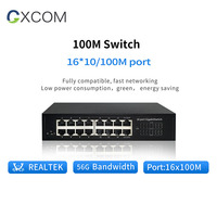 Switch Ethernet rapide 10/100 Mbps à 5, 8, 16 ou 24 ports, Hub 12V sans ventilateur, Switch réseau non géré pour ordinateur de bureau