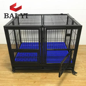 Chenils et cages pour chiens solides et durables de bonne qualité avec serrure et grandes roues faciles à enlever - Product Image 4