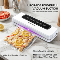 65kPa 120W 4L/min soudure 30cm plusieurs sacs a la fois humide sec riz UV machine sous vide soudeuse emballage alimentaire