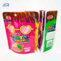 Bolsa Personalizada de PET+CP Mylar con Ventana Transparente, Sellado Térmico, Impresión por Grabado para Envasado de Alimentos y Dulces