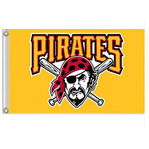Fast Delivery MLB Teams Custom Design Printing Pittsburgh Pirates <b>Flag</b> - Product Image 5