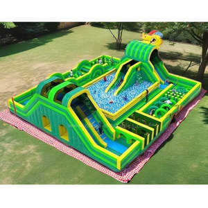 Funland <span class=keywords><strong>gonflable</strong></span> personnalisable <span class=keywords><strong>professionnel</strong></span> Combo Jumping Park terrain de jeu plein d'entrain <span class=keywords><strong>château</strong></span> amusant pour jouer - Product Image 2