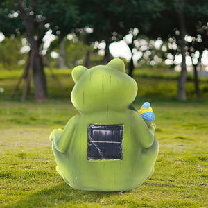 Lampe décorative solaire LED DC IP65 en forme de grenouille, d'oiseau ou d'animal pour jardin, cour, pelouse, paysage, avec télécommande - Product Image 5