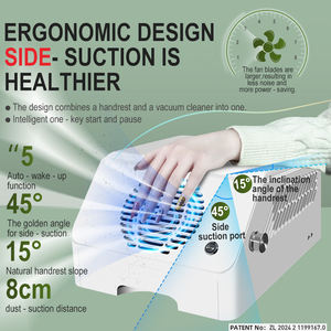 Colector <span class=keywords><strong>de</strong></span> Polvo Profesional y Económico para Salón <span class=keywords><strong>de</strong></span> Uñas, con Función <span class=keywords><strong>de</strong></span> Aspiración, Reposamuñecas para Uñas, Colector <span class=keywords><strong>de</strong></span> Polvo para Salón <span class=keywords><strong>de</strong></span> Belleza - Product Image 2