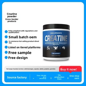 Créatine monohydrate en comprimés, vente chaude sur Amazon, personnalisable OEM/ODM, antioxydant, pour adultes, 500g, faible teneur en glucides, certifié - Product Image 6
