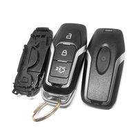 Llave de Coche Inteligente de Repuesto con Control Remoto de 3 Botones y 433mhz, Llave de Encendido, Llave de Auto sin Llave, Hoja de Llave en Blanco