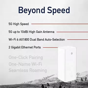 Routeur 5G HUAWEI CPE Pro 3 H138-380 Wi-Fi 6 AX1800 Cat19 double bande Gigabit <span class=keywords><strong>WiFi</strong></span> avec modem carte SIM et antenne 10dBi pour HUAWEI - Product Image 4