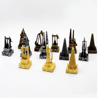 Jeu d'échecs en métal de luxe moderne, plateau 3D multicolore de haute qualité, nouveau design, ornements de table, cadeau souvenir du Moyen-Orient portable