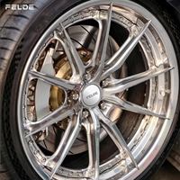 Jantes forgées personnalisées en 2 parties, 6061-T651, polies, argentées, multi-rayons, 18, 19, 20, 22, 24 pouces, 5x114.3, pour Porsche 911 Gt3 Rs BMW M4