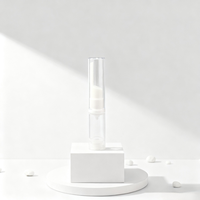 Flacon de crème pour les yeux sous vide à bec de canard portable de 5 ml, 10 ml, 15 ml pour le voyage et le remplissage