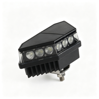 Projecteur de travail LED 27W à 3 sections, éclairage large, 10-80V CC, IP67, pour chariot élévateur, excavatrice, chargeuse, tracteur, grue, construction, 12V 24V 48V 60V 80V