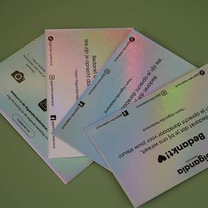 Tarjeta de Visita Personalizada de Lujo, Impresión de Tarjetas de Visita VIP con Diseño de Logotipo, Holograma, Tarjeta de Agradecimiento - Product Image 4