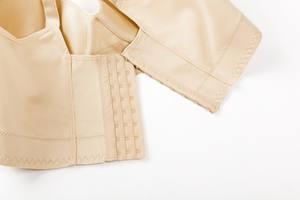 Sujetador <span class=keywords><strong>de</strong></span> <span class=keywords><strong>Copa</strong></span> Profunda 3/4, Sin Varillas, Tejido, con Tirantes Cruzados en la Espalda, Oculta la Grasa <span class=keywords><strong>de</strong></span> la Espalda, Suaviza, Moldea, Transpirable, Ecológico, Color Sólido - Product Image 6