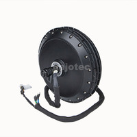 Kit de conversion de moyeu arrière pour vélo électrique QS273 Motor V4 40H 3.5T 5T 150mm 72V/96V 8000w à entraînement direct avec contrôleur ND Fardriver