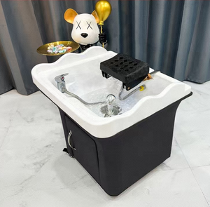 Lavabo Moderno de Acrílico para Salón de Belleza, Lavacabezas Portátil con Circulación de Agua, Bañera de Spa para Peluquería - Product Image 1