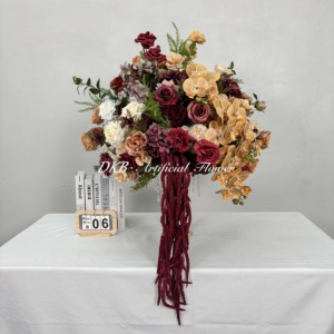 Dkb Venta al por mayor Boda Flor Bola Decoración Arreglo Premium Artificial Multi Colores Flor Bola Decoraciones - Product Image 1