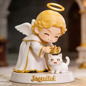 Gratis ontwerp, snel voorbeeld, op maat gemaakte hars ambachten, blind box producten, bureaudecoraties, acht aartsengelen, katholiek beeldje - Product Image 5