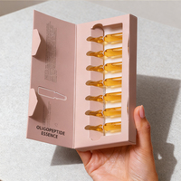 Caja de Embalaje para Suero de Un Solo Uso con Logotipo Personalizado por Estampado en Caliente |   Caja de Embalaje Individual para Botellas de Suero Facial con Vitamina C