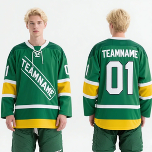 Maillot de hockey sur glace vierge le plus vendu pour hommes, conception personnalisée, couleurs et logo d'équipe, vêtements de hockey sur glace - Product Image 6