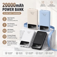 Großhandel Powerbank Tragbar mit Eigenem Logo PD 22,5W Superschnelles Laden 10000mAh Werbe-Powerbank 20000mAh für Geschäftsgeschenke