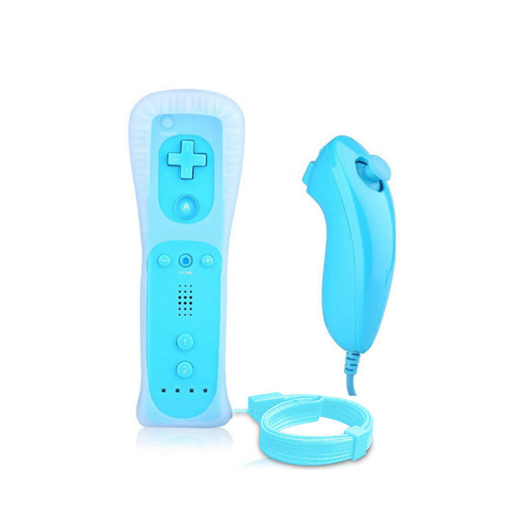 in Gamepad Remote Nunchuck Controller Joystick Built in Motion Plus  With Nunchuck for Nintendo Wii Wiis U Game Control
