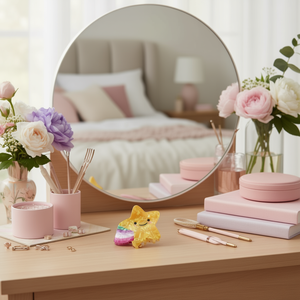 Pinza para el pelo Angelina con forma de estrella de cinco puntas, color arcoíris, 12 cm, diseño de dibujos animados para mujeres y niñas, uso informal - Product Image 3