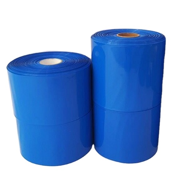 90mm Lay-flat Width 18650 Battery PVC Heat Shrinkable Tube Shrink Film Packaging Film Insulating Tube Sleeve