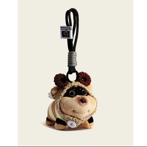 Nouveau mignon Instagram Style <span class=keywords><strong>Couple</strong></span> <span class=keywords><strong>porte</strong></span>-clés accessoires tissé laine chapeau pendentif brodé abeille chiot poupée sac ours soulagement du Stress - Product Image 3