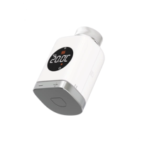 Vanne thermostatique intelligente pour radiateur (TRV) avec grand écran LCD, ultra basse consommation, Zigbee Tuya, programmable hebdomadaire, pour appartement hydronique