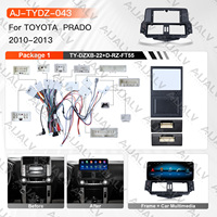 Nouveautés - Radio Android à écran complet de 12,3 pouces QLED pour TOYOTA PRADO 2010-2013 avec lecteur DVD de voiture 8 cœurs, radio stéréo, GPS