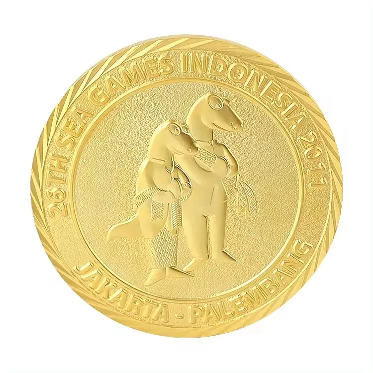 Fabbrica che fa collezioni di Souvenir personalizzate a buon mercato Logo personalizzato in metallo dorato lucido gioco gettone moneta