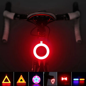 Luz Trasera para Bicicleta LED Recargable por USB con Múltiples Modos de Iluminación, Luz Trasera Intermitente para Poste de Asiento de Bicicleta de Montaña - Product Image 6