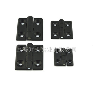 Bisagra para Puerta de Gabinete Metálico Hiteken, 60x60x6mm, Aleación de Zinc Negra, Bisagra Industrial para Caja Eléctrica, Accesorios para Máquinas Herramienta - Product Image 5