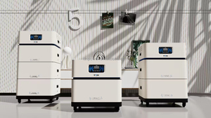 Baterai Lithium Solid State 15KW yang Dapat Diisi Ulang dengan Inverter Hybrid 10.2kw Kapasitas 5120Wh untuk Penyimpanan Energi Surya Rumah Tangga - Product Image 5