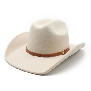 Chapeau de cowboy en feutre rétro unisexe de haute qualité, Fedora de cow-boy de designer, vente en gros personnalisée pour les fêtes, les voyages, les sports, la pêche - Product Image 1