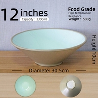 12 Zoll A5 Melamin Moderne Minimalistische Zweifarbige Eimerförmige Kommerzielle Nudelschüssel für Scharfe Hot Pot Ramen Nudelshops