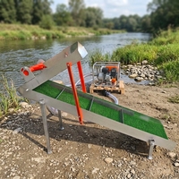 Machine à pêcher l'or simple et portable pour rivières peu profondes