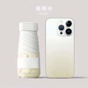 Parapluie solaire classique personnalisé en alliage d'aluminium à cinq plis, logo personnalisé, résistant aux UV, design mini capsule pour cadeaux d'affaires - Vente en gros - Product Image 3