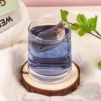 Thé aux fleurs de pois papillon bleu pur naturel, faible MOQ, personnalisé, directement de l'usine, sachets de thé aux herbes apaisants, relaxants et sains