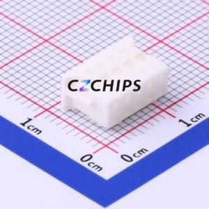 P2020-2x5P Housing (Wire-to-Board / Wire-to-Wire) P=2mm Connector ( Jack Structure: 2x5P )( Pitch: 2mm )( Row Spacing: 2mm ) - Product Image 1