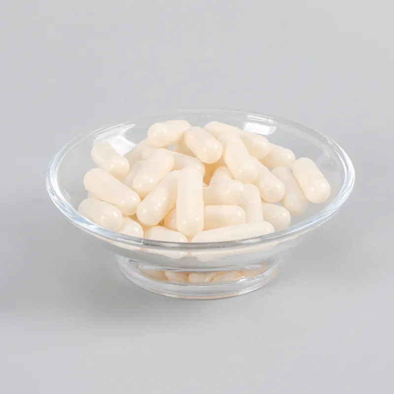 卸売白い空の純粋なスターチベジタリアンカプセル包装腸内コーティングされた抗酸耐性ビーガンハードカプセル