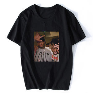 T-Shirt Nera Juice World per <span class=keywords><strong>Uomo</strong></span>, Stile Gotico Strappato, Hip-Hop 2021, Oversize Streetwear, Maglietta 'Rest in Peace Legend' - Product Image 5